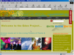 The Eden Project Web Site