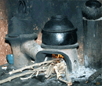 An Anagi stove in use