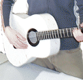 Nick Taylors' sustainable yoghurt-pot guitar